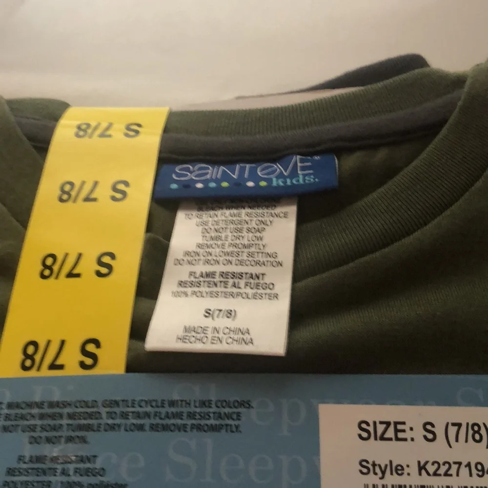 SAINT EVE 3 PIECE SLEEPWEAR SET